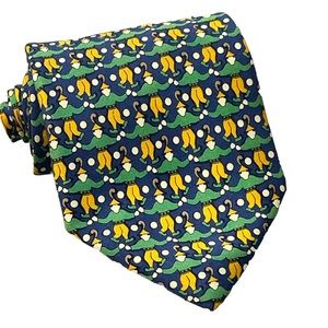 Salvatore Ferragamo Printed 100% Silk Necktie